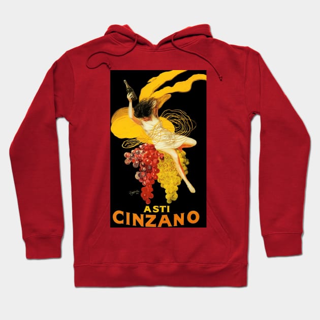 Vintage Asti Cinzano Advertisement for Italian Vermouth Hoodie by xposedbydesign